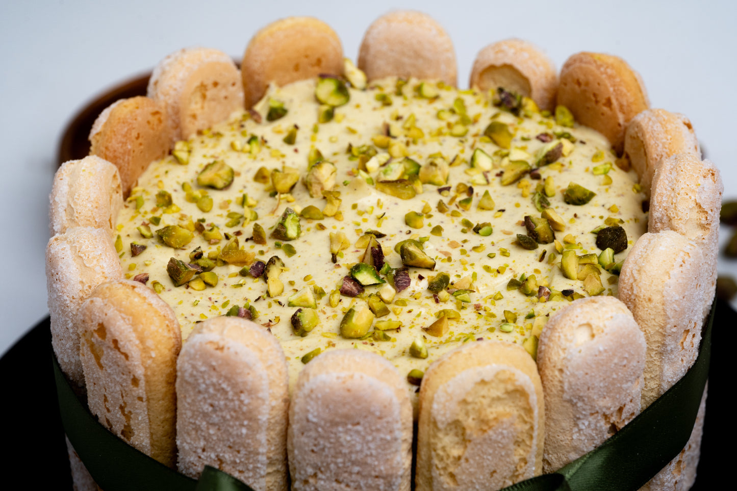 Pistachio Tiramisu Cake