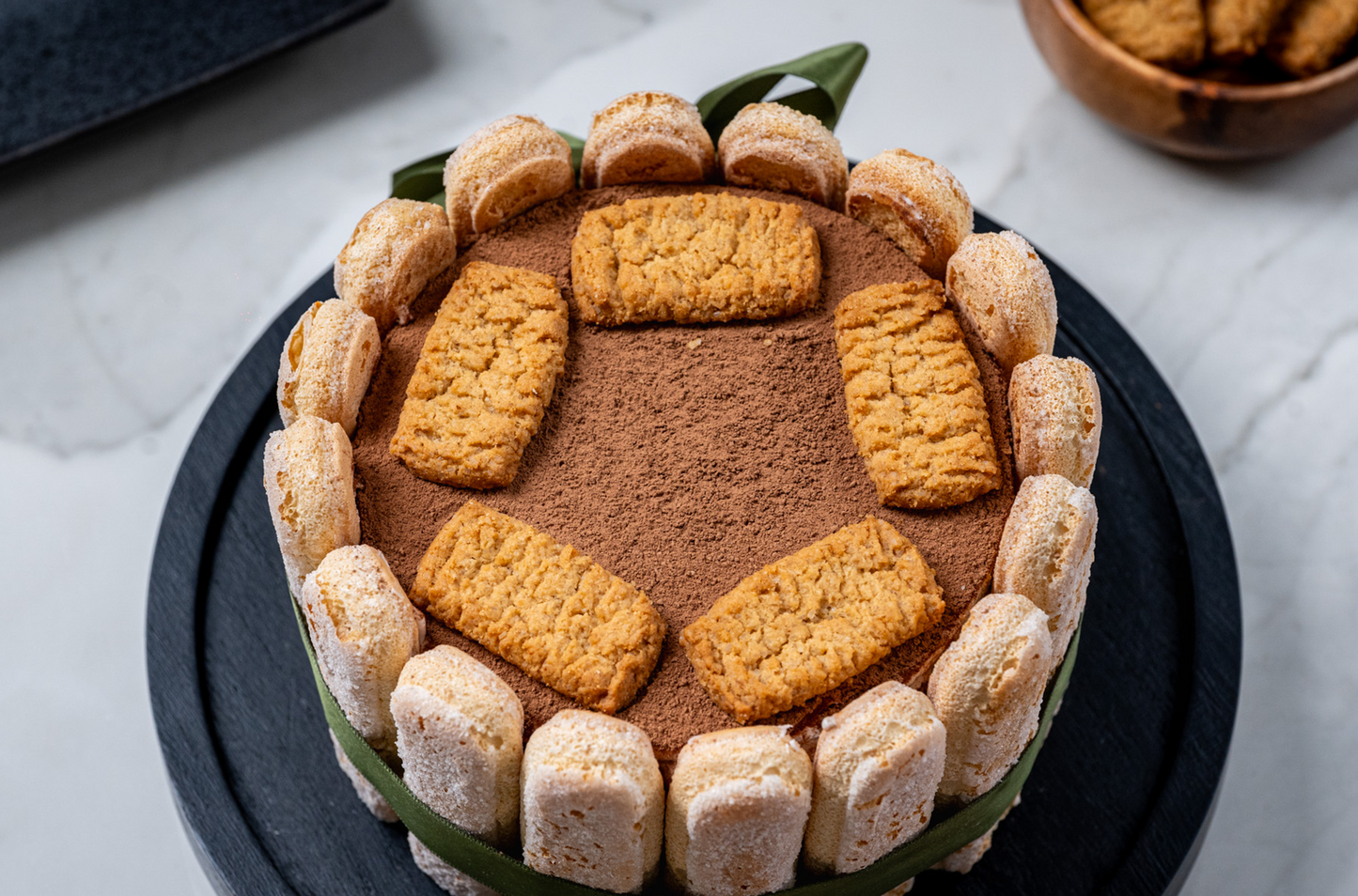 Nutty Crunch Tiramisu Cake
